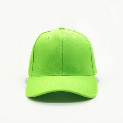 Adult solid acrylic baseball cap Curved visor hats Men women casual plain trucker cap Adjustable sun hats casquette  Dad hats