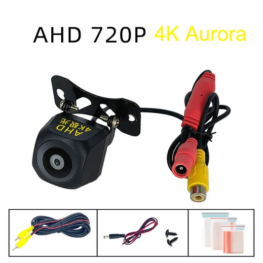 AHD Car Rear View Camera 12V Night Vision Backup Parking Reverse Camera Waterproof HD Color Image Video Vehicle Camera