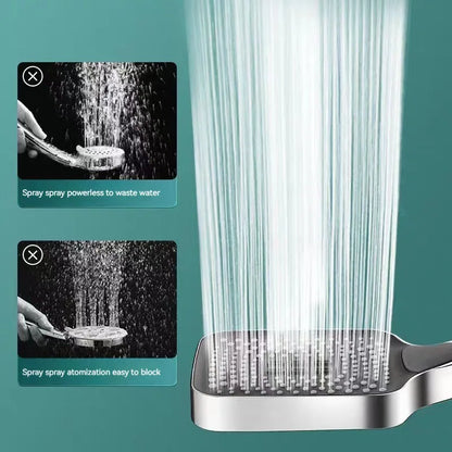 1.5/2/3M Stainless Steel Shower Hose Black/Silver Long Bathroom Shower Water Hose Extension Plumbing Pipe Showerhead Tube