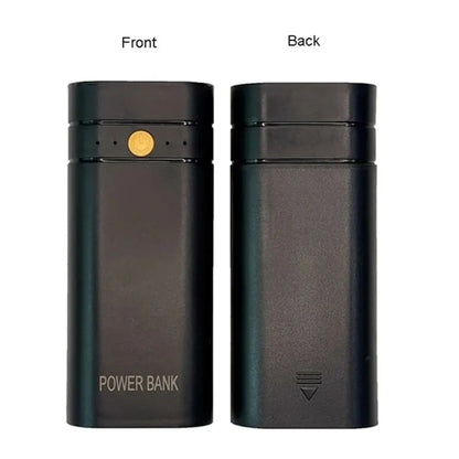 2X 18650 Portable Power Bank Kit USB Type-C Battery Charger Case DIY Power Bank Box Power Bank Shell Case Box Charge Storage Box