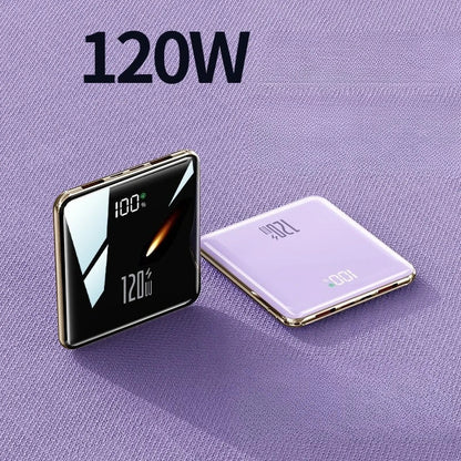 20000mAh Power Supply Suitable for Fast Charging  Large Capacity  Compact, Portable  Ultra-thin  Portable 120W Power Bank
