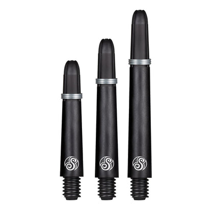 SHOT - Koi Carbon Dart Shafts with Spring Ring - Black
