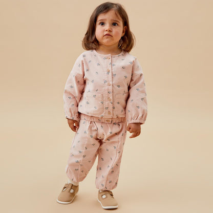 Floral Corduroy Trousers