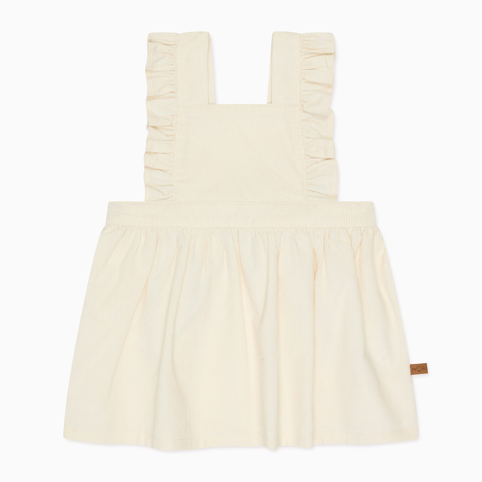 Corduroy Frilled Pinafore Dress