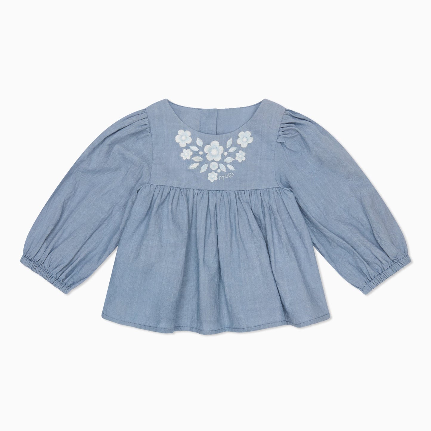 Floral Cotton Blouse & Striped Muslin Shorts Outfit