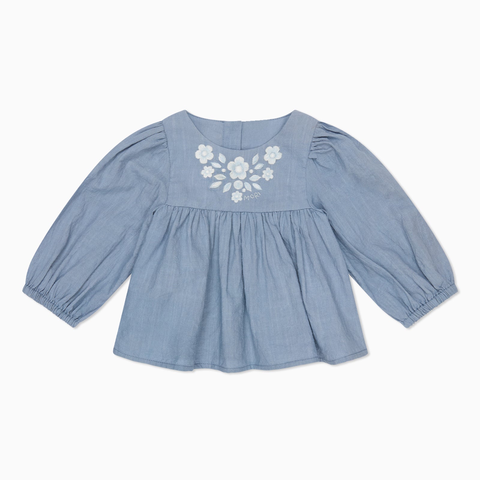 Floral Cotton Blouse & Striped Muslin Shorts Outfit
