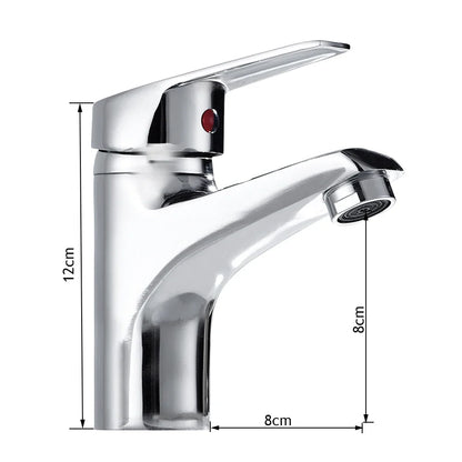 Bathroom Faucets Hot and Cold Mixer Faucets Vanity Bathroom Kitchen Deck Mounted Bathroom Single Lever Sink Faucets Dropshipping