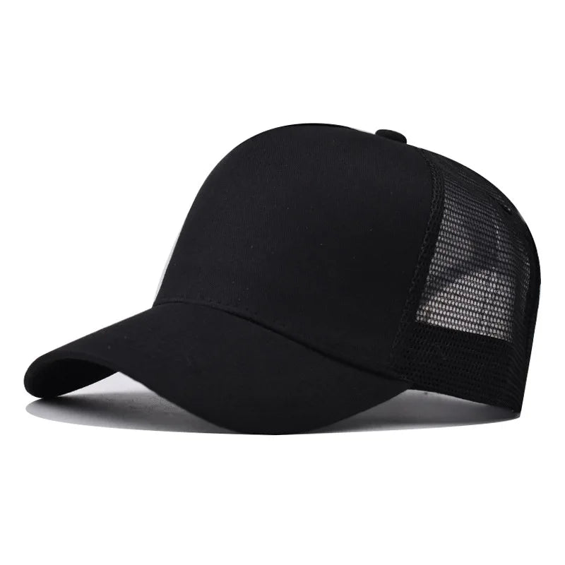 Baseball Cap Adult Net cap Hat Pure color Unisex Summer hat Breathable hat No pattern shade Spring Autumn Cap Hip Hop Fitted Cap