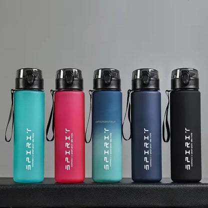 800ML/1000ML Sports Water Bottle 1L Large Capacity Men Women Summer Portable Plastic Bottle for Outdoor Travel Fitness Drinkware
