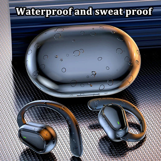 Bluetooth 5.3 Headphones Ear Hook Earphones Wireless Earphones HiFi Stereo Waterproof Headset Noise Reduction Earbuds for Xiaomi