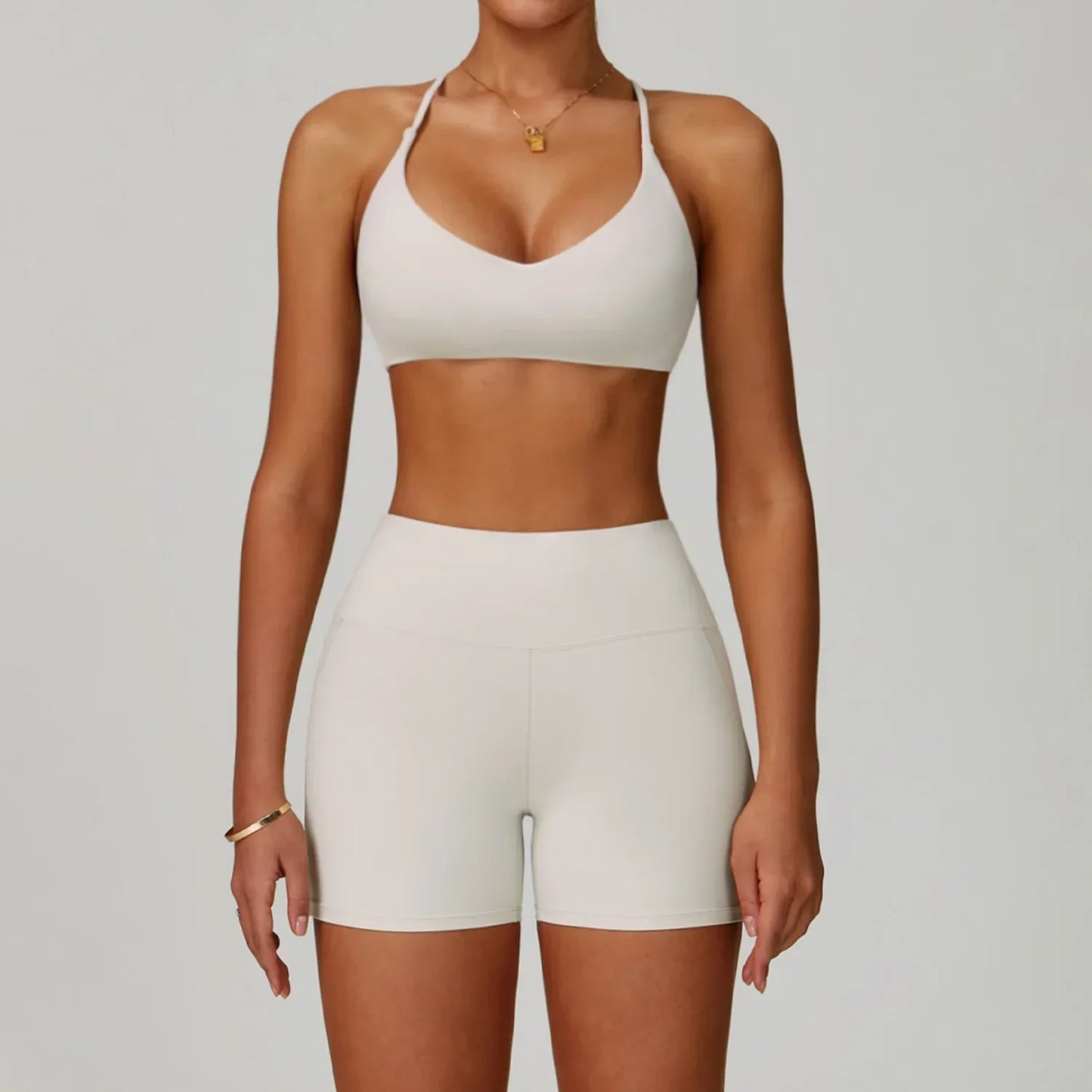 2Pcs Sets Women's Tracksuit Fitness Clothes Yoga Sets Sportswear Workout Bra High Waist Leggings Set Gym Clothing Sports Suits