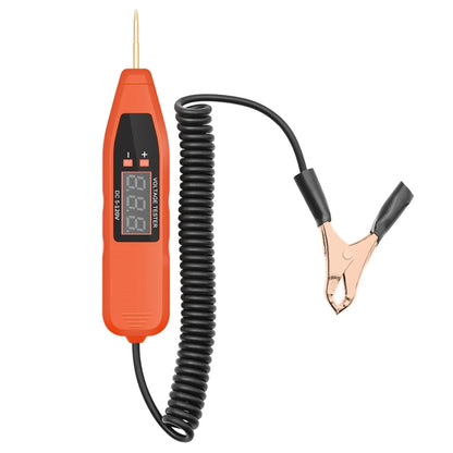 5V 120V Automotive Circuit Voltage Tester Pen Positive and Negative Pole Detection Probe Spring Wire Car Electrical Circuit Test