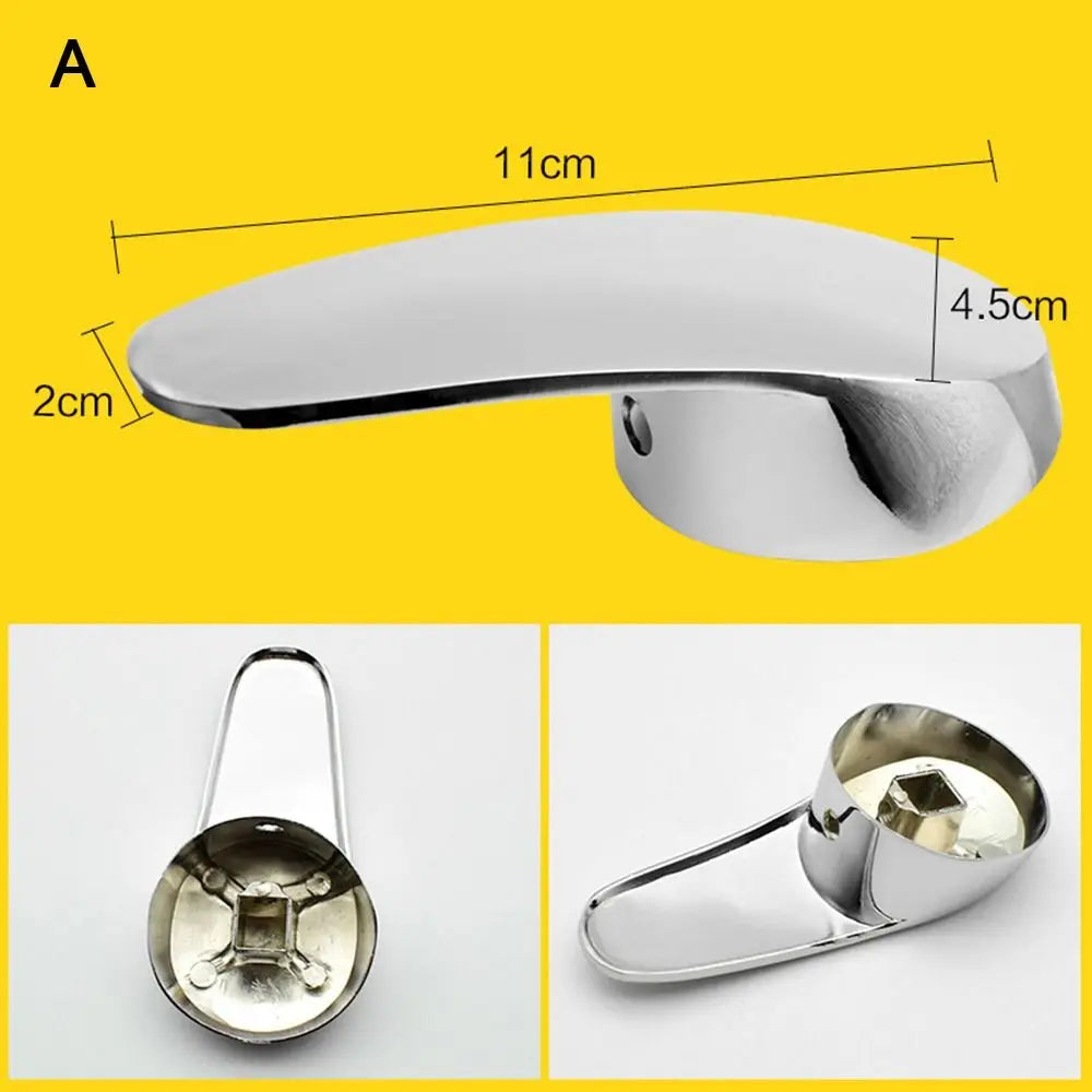 35mm/40mm Kitchen Hot Cold Faucet Switch Handle Basin Mixer Tap Metal Replacement Cover Bathroom Taps Repair Accessories