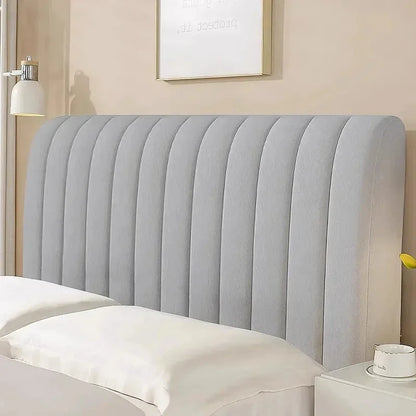 Bed Headboard Cover Luxury Soft Thick Velvet All-inclusive Solid Color Bedside Bed Back Dust Protector Home Room Bed