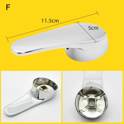 35mm/40mm Kitchen Hot Cold Faucet Switch Handle Basin Mixer Tap Metal Replacement Cover Bathroom Taps Repair Accessories