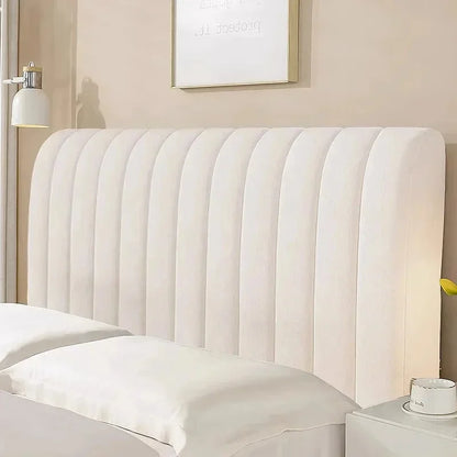 Bed Headboard Cover Luxury Soft Thick Velvet All-inclusive Solid Color Bedside Bed Back Dust Protector Home Room Bed