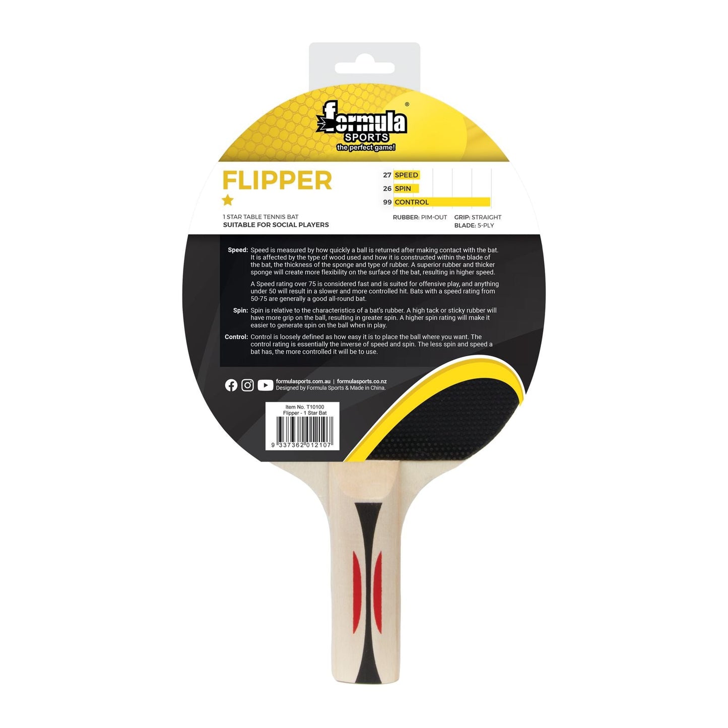 FORMULA SPORTS - Flipper - 1 Star Bat