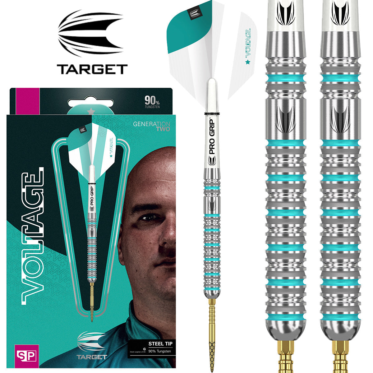 TARGET Rob Cross G2 Swiss Point Darts - 90% Tungsten - 25g