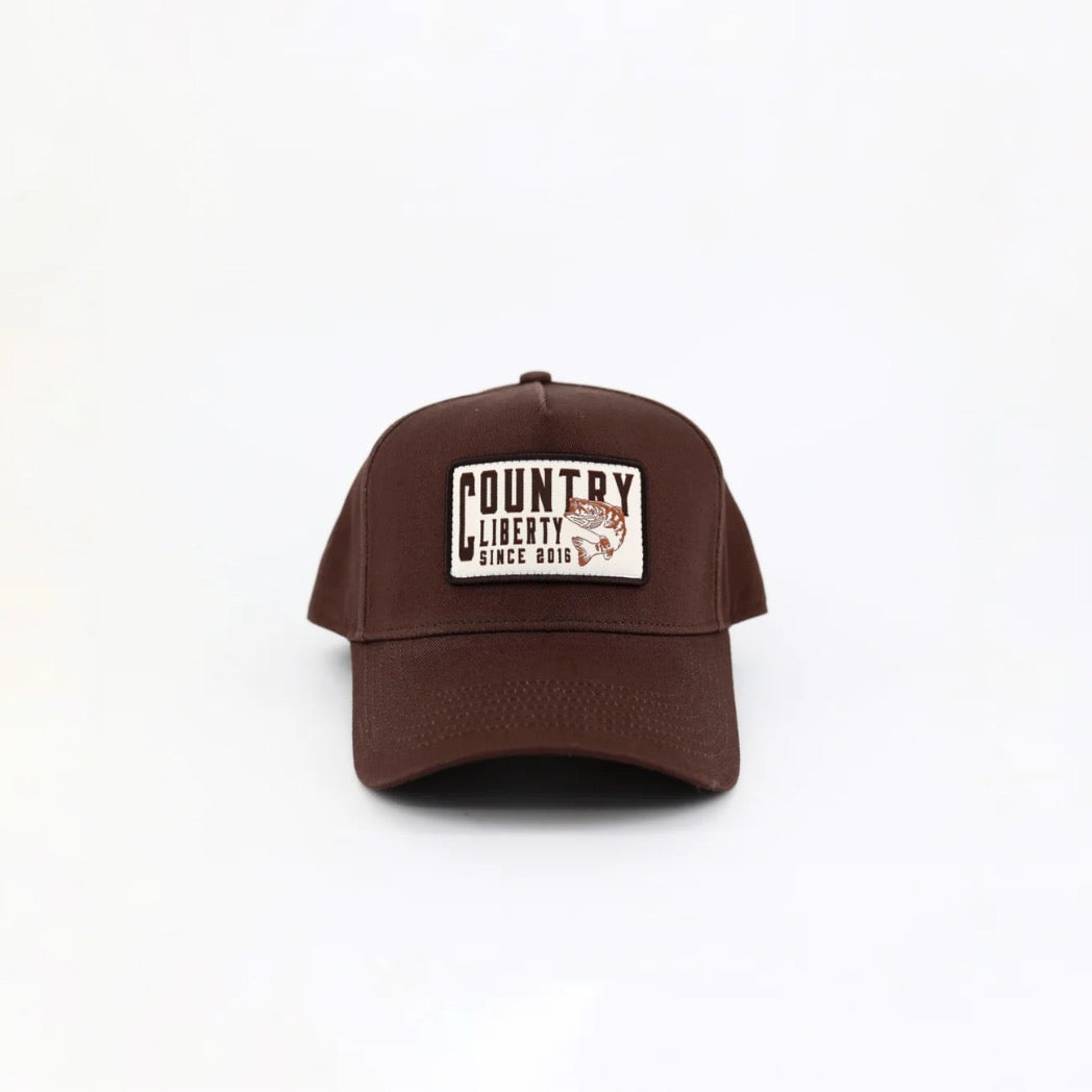 COUNTRY LIBERTY - TWO-TONE REEL IT IN HAT | Faded Brown