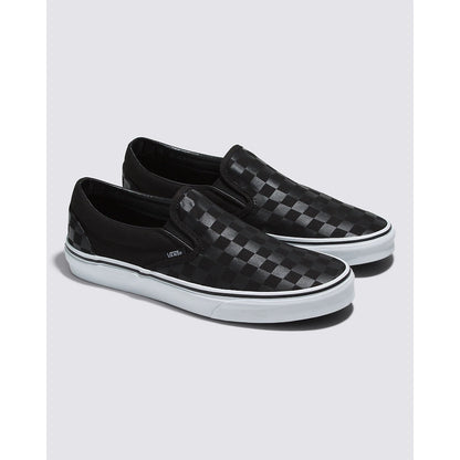 VANS - CLASSIC SLIP-ON CHECKERBOARD | BLACK/BLACK