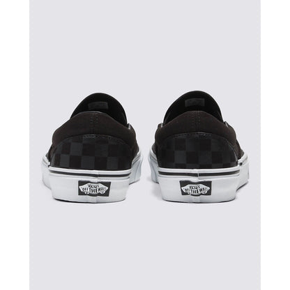 VANS - CLASSIC SLIP-ON CHECKERBOARD | BLACK/BLACK