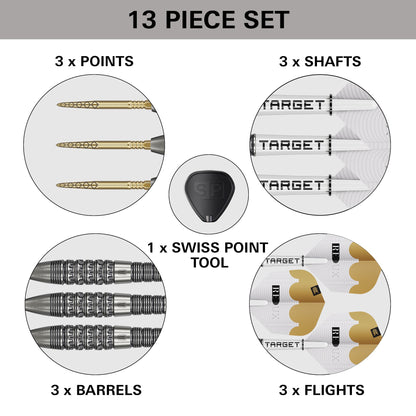 TARGET - 24g - Redux SP 01 - Steel Tip Swiss Point - 90% Tungsten Darts