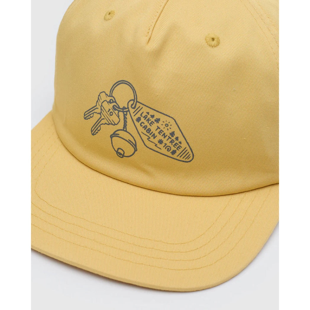 TENTREE - LAKE GETAWAY APEX HAT | Dusk Yellow/Graphite