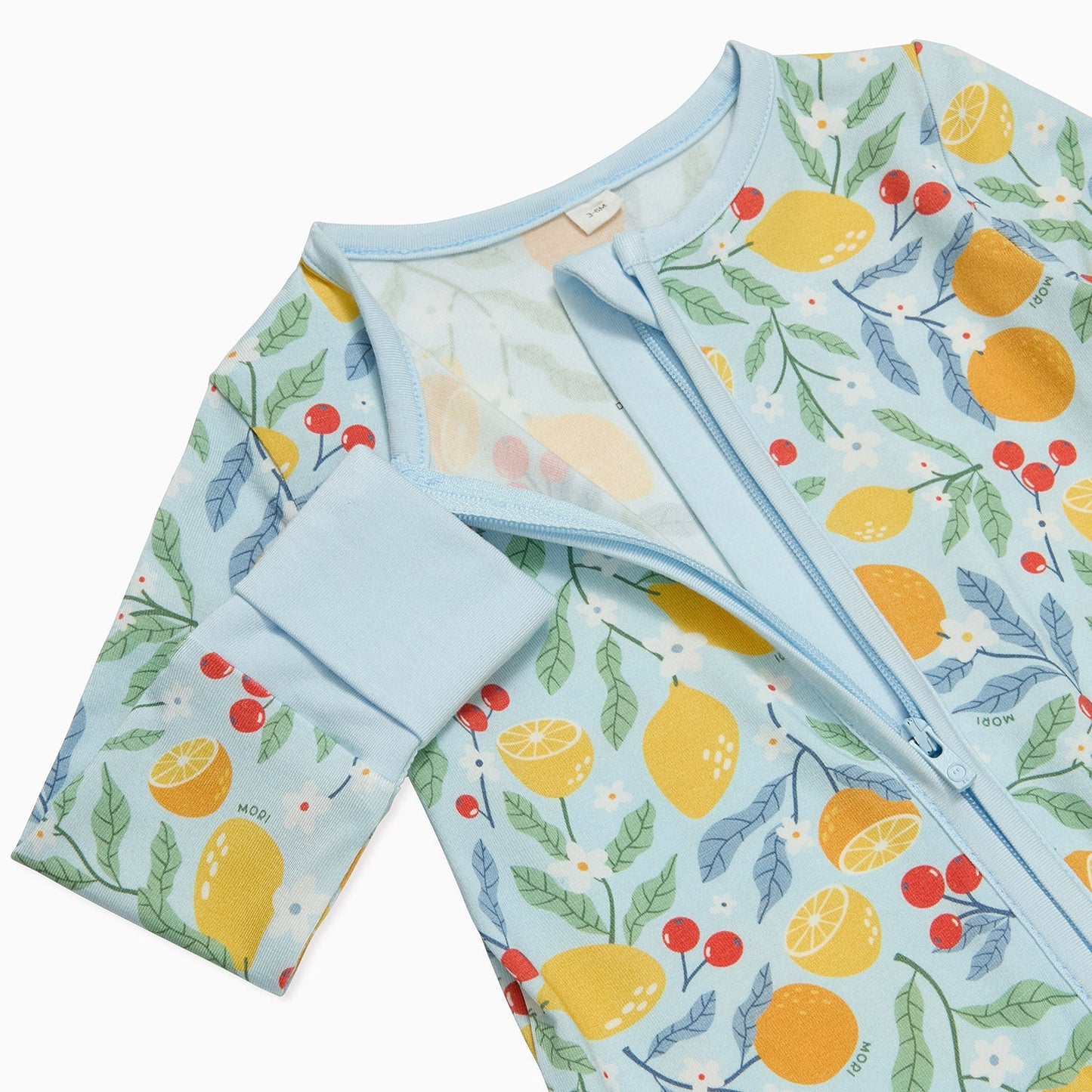 Citrus Summer Clever Zip Sleepsuit