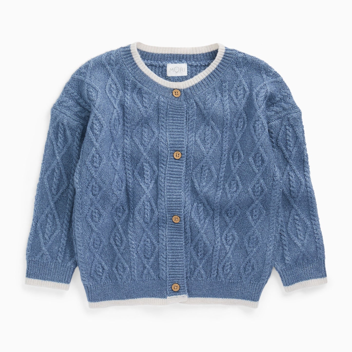 Blue Chunky Cardigan