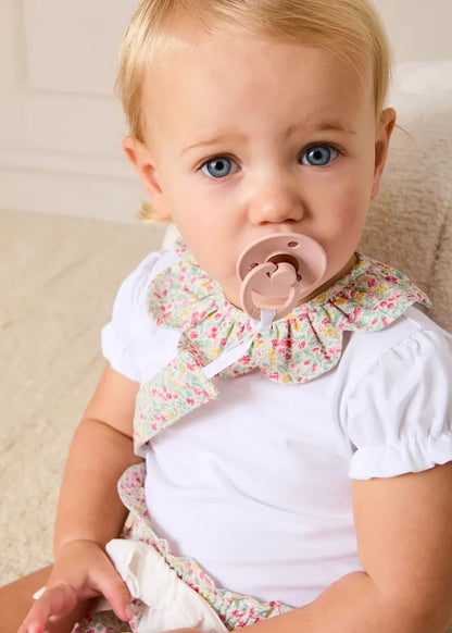 Adelaide Floral Dummy Clip in Pink ACCESSORIES from Pepa London