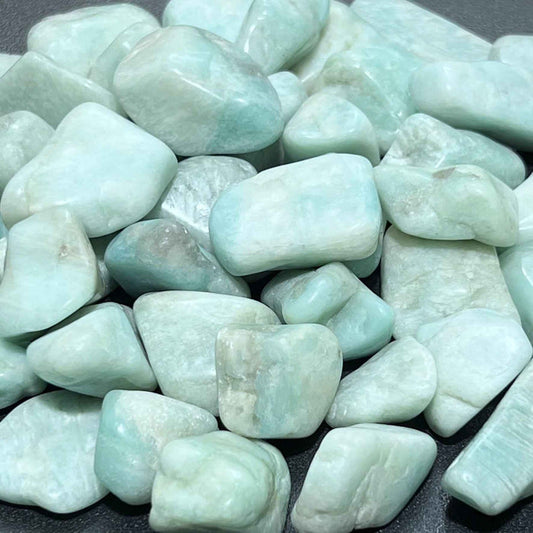 Amazonite Feldspar Tumbled Stones (By The Piece Or Pound)