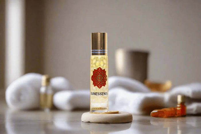 Amber and Clear Quartz Infusion Body Roll-On