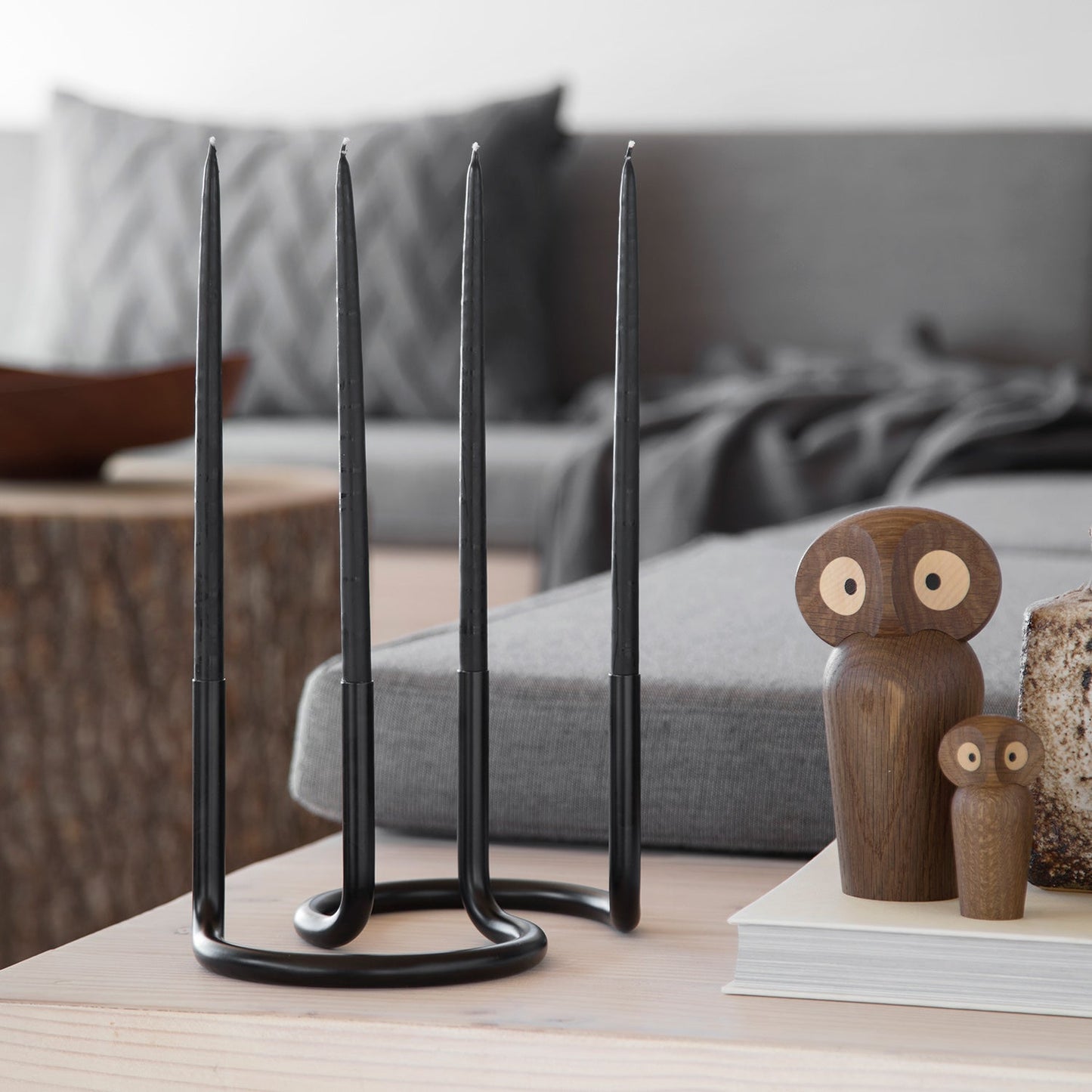architectmade | candles for gemini candle holder | black 4 pack