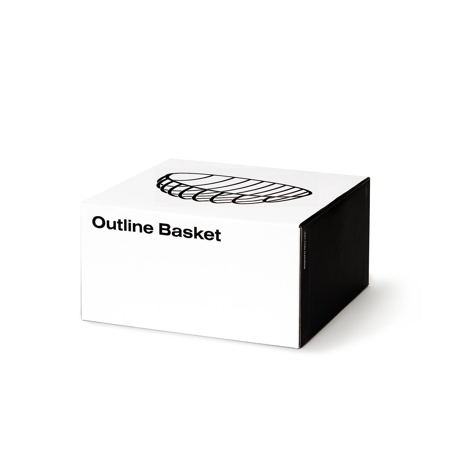 areaware | outline basket | large | black - DC