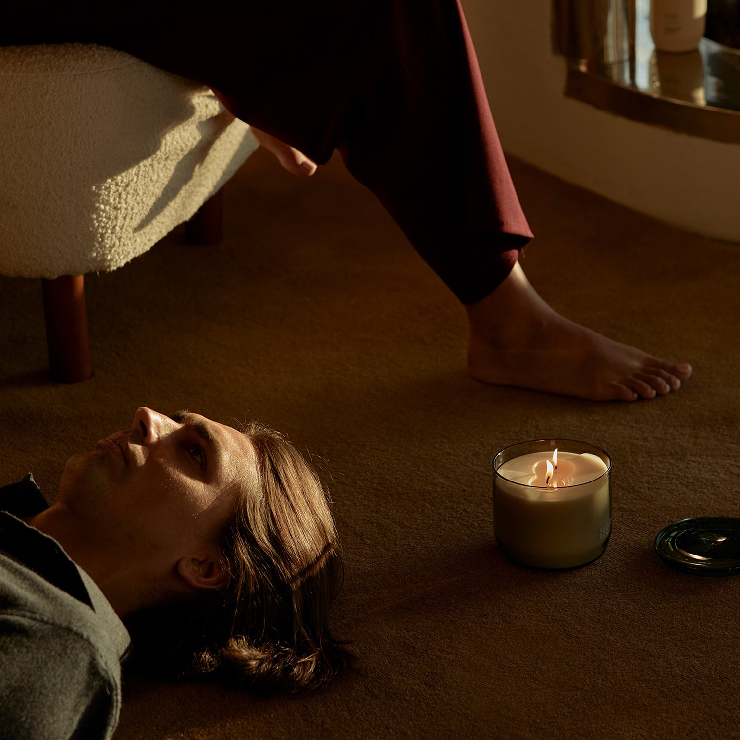 ashley + co | waxed perfume scented XL candle | blossom + gilt