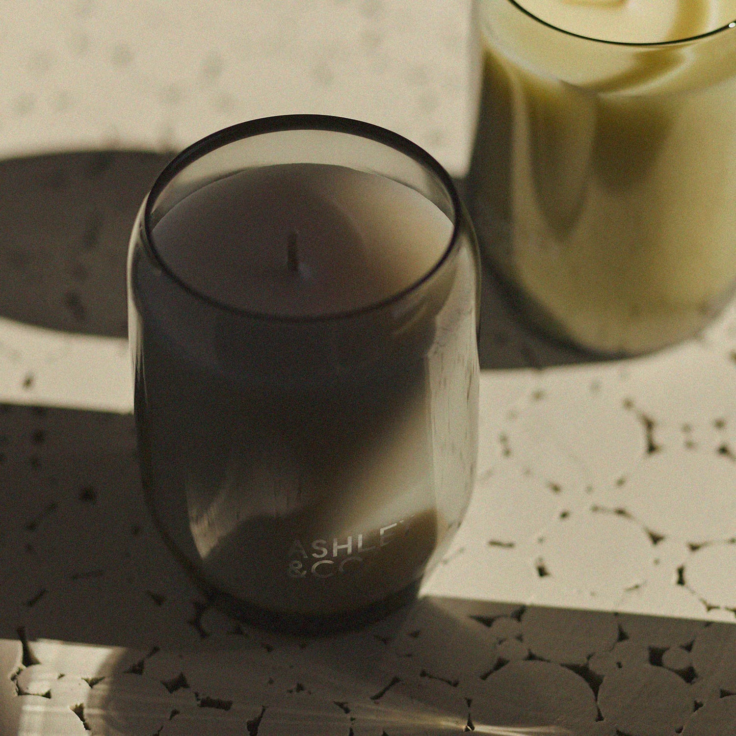 ashley + co | waxed perfume scented candle | blossom + gilt