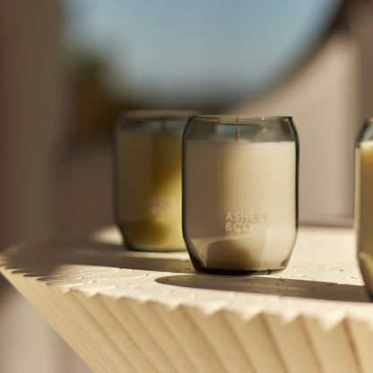 ashley + co | waxed perfume scented candle | blossom + gilt