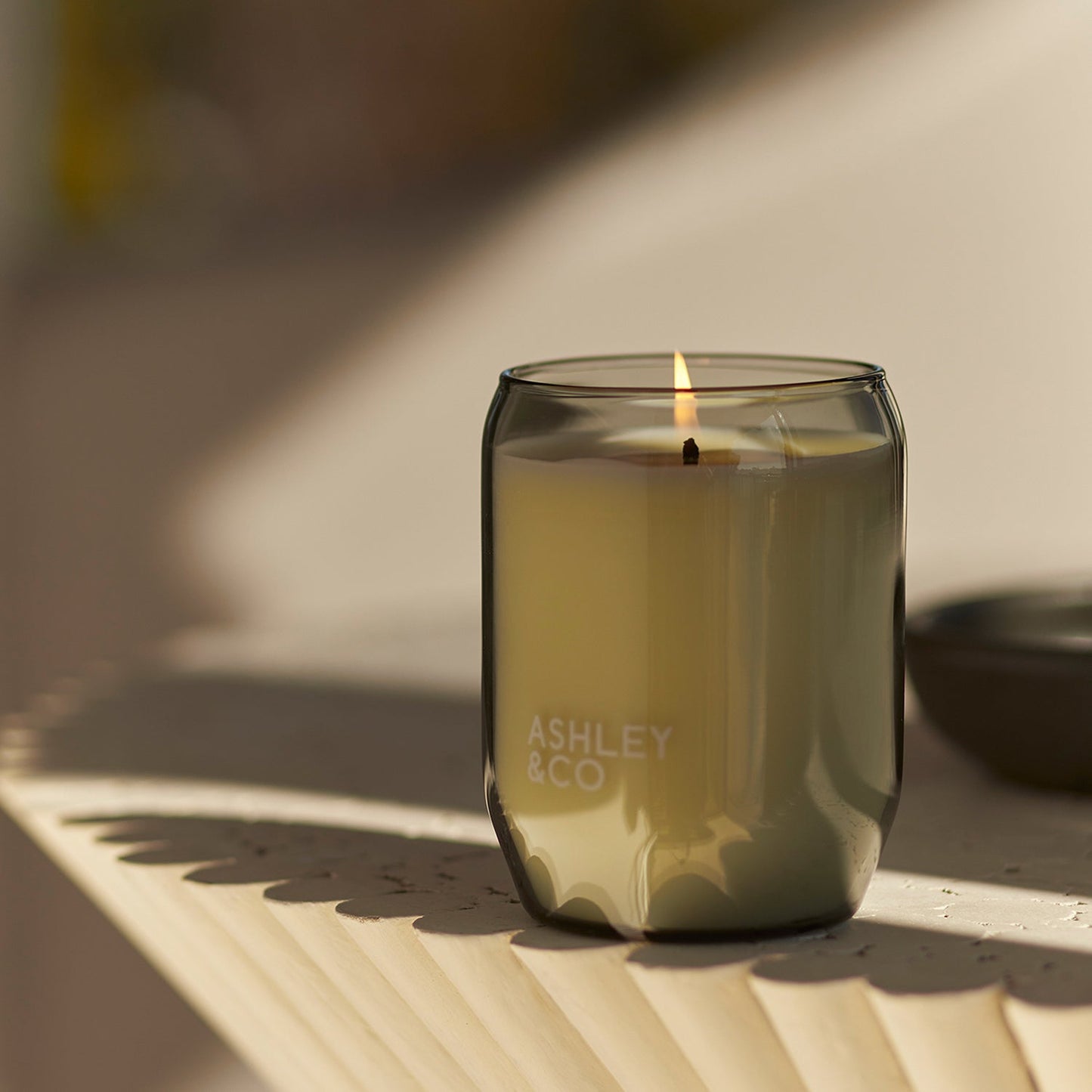 ashley + co | waxed perfume scented candle | bonberry