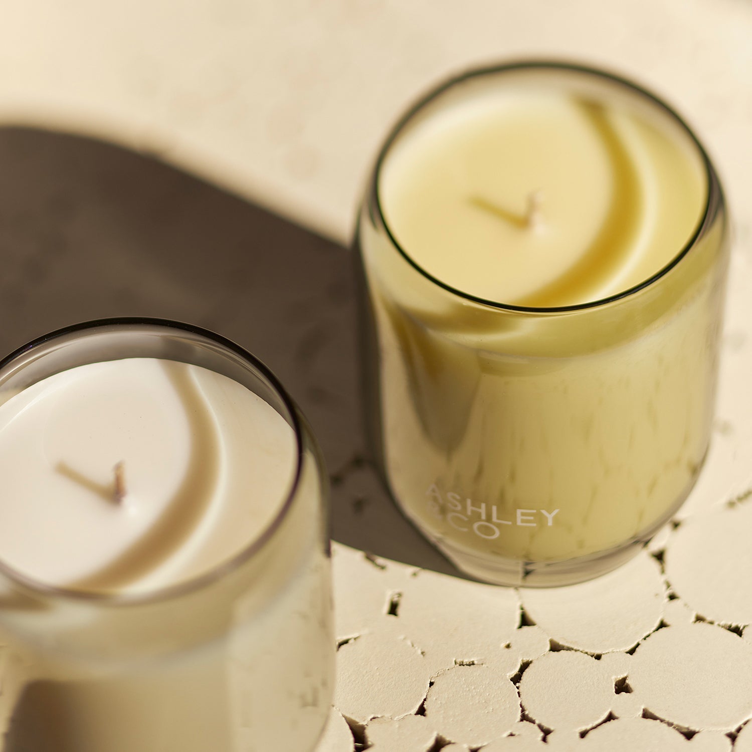 ashley + co | waxed perfume scented candle | blossom + gilt