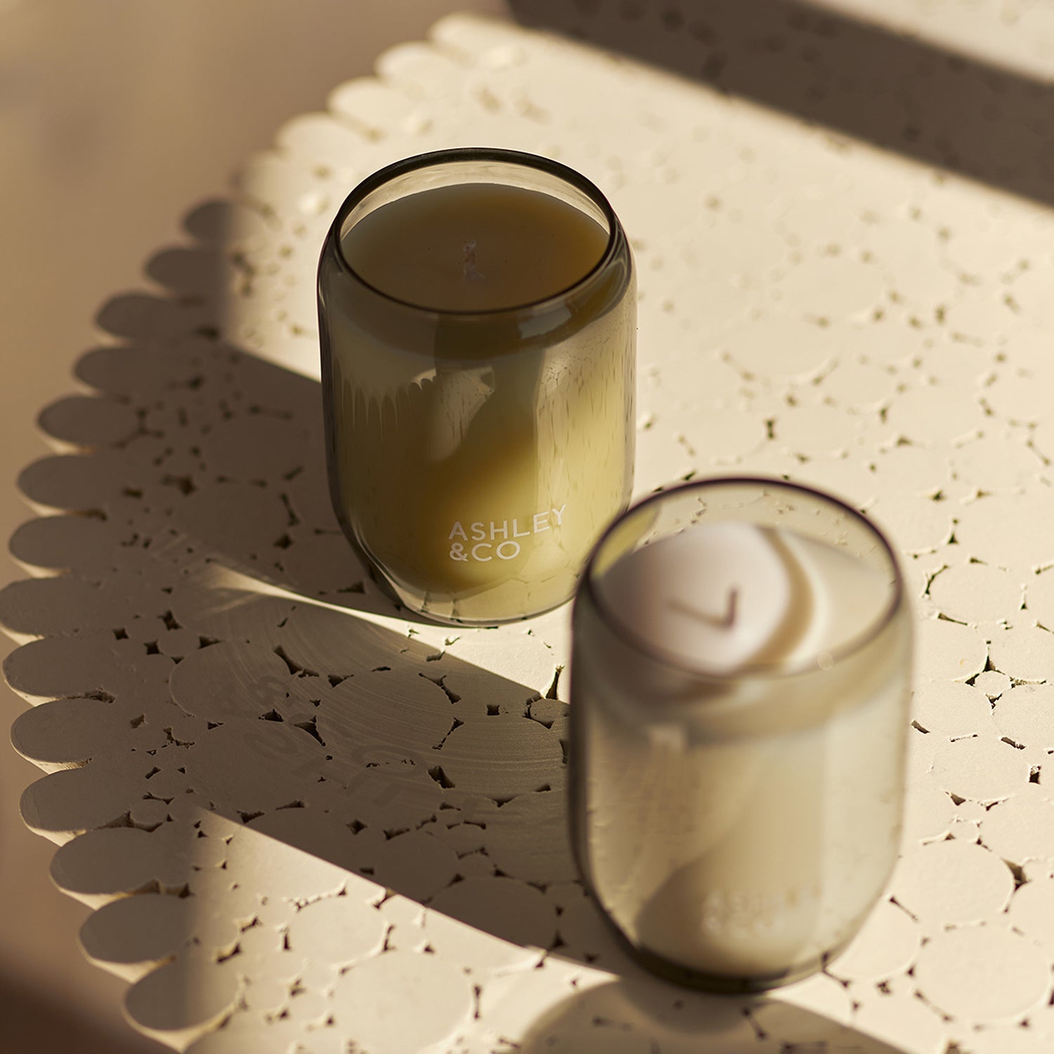 ashley + co | waxed perfume scented candle | tui + kahili