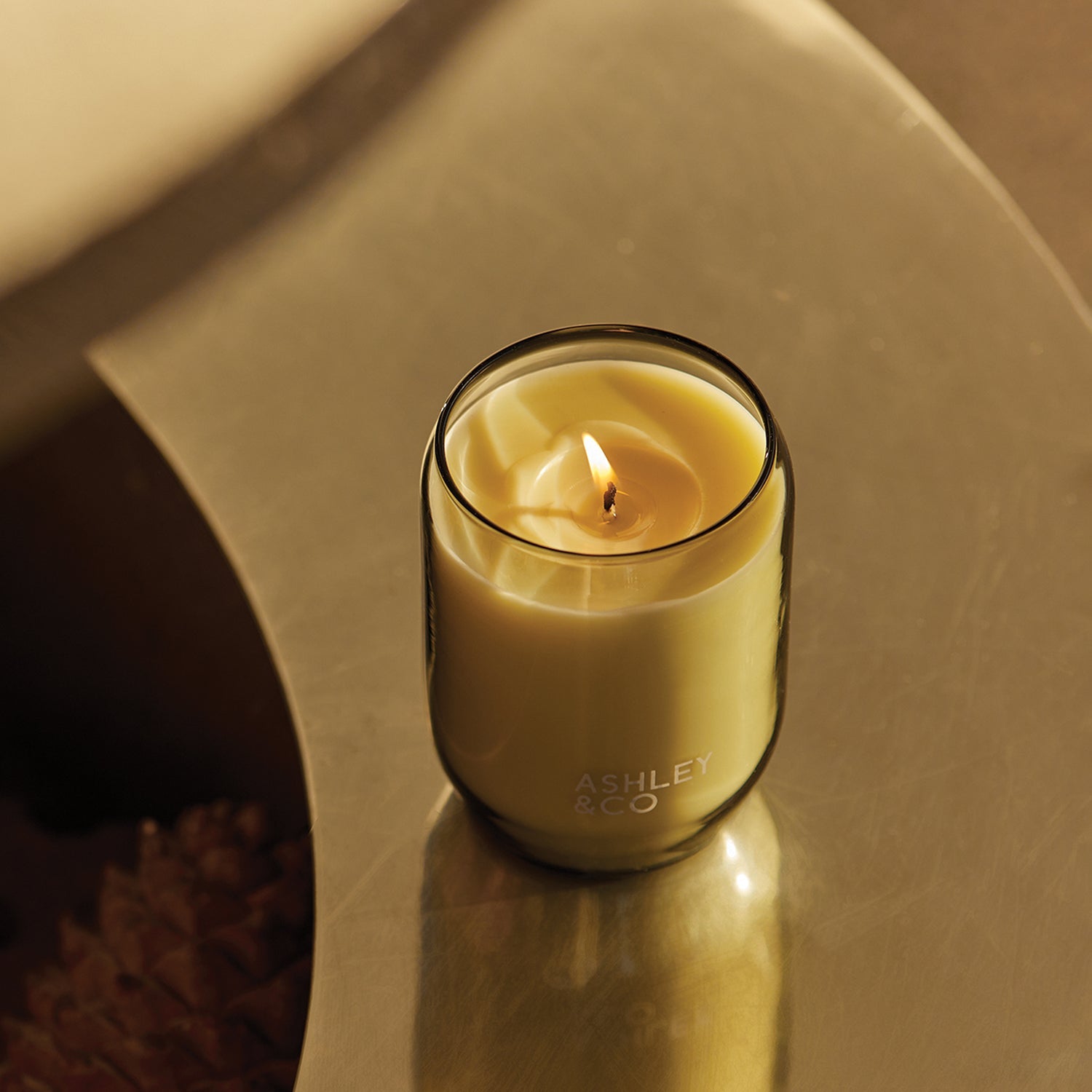 ashley + co | waxed perfume scented candle | blossom + gilt