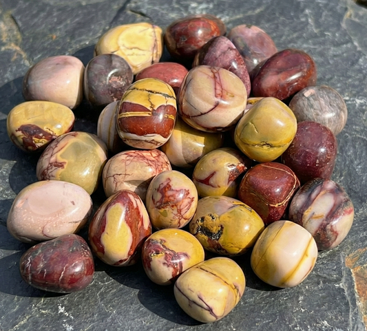 Australian Mookaite Jasper Tumbled Stones Mineral (By The Piece or Pound)