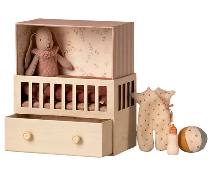 Baby Rabbit With Micro Room in Pink TOYS from Pepa London