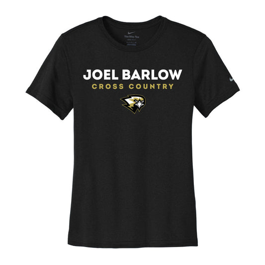 Barlow Girls XC Nike Dri Fit Tee Logowear Barlow Cross Country Black Ladies S