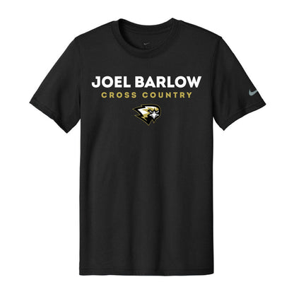 Barlow Girls XC Nike Dri Fit Tee Logowear Barlow Cross Country Black Mens S