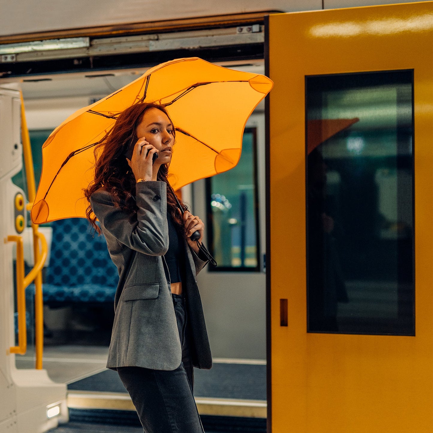 blunt | metro umbrella | mango orange