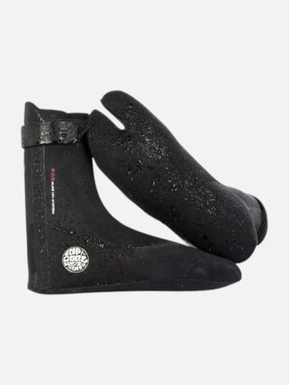 Botas de Neoprene Rip Curl Bullet 3mm Hidden Split Niño Mujer Toe Negro