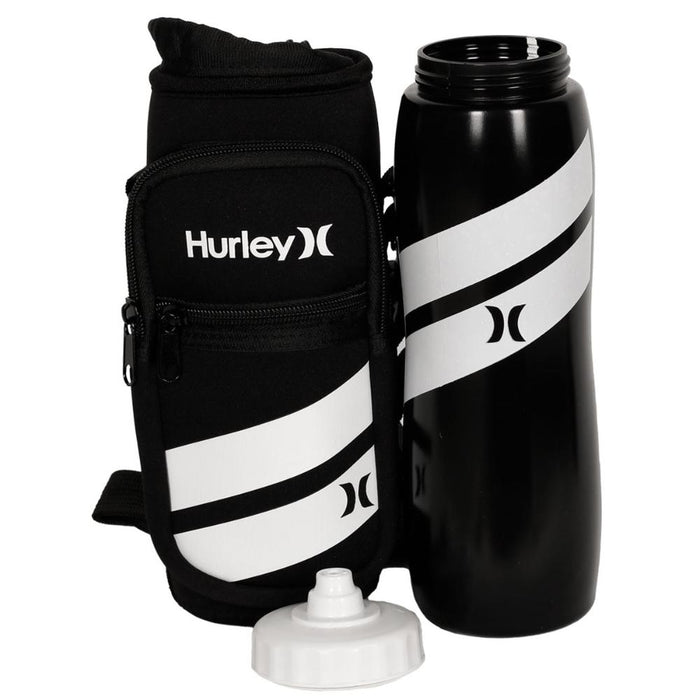 Botella + Transportador 1000 ml Black White