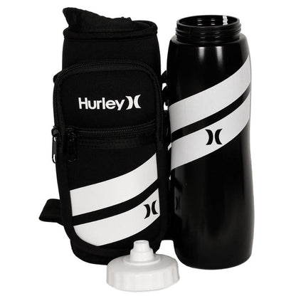 Botella + Transportador 1000 ml Black White