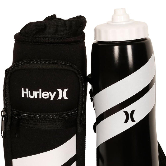 Botella + Transportador 1000 ml Black White